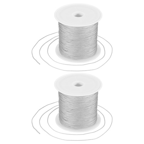 Pcs silver gray 6mm nylon - 2,