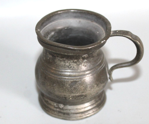 Antique pewter gill - antique,