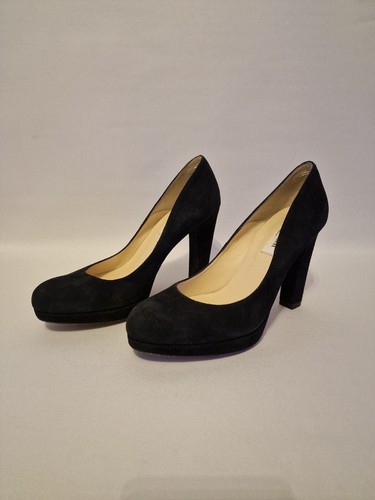 Bennett black suede - black, leather