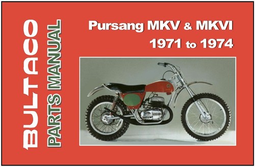 Bultaco parts manual pursang - parts,