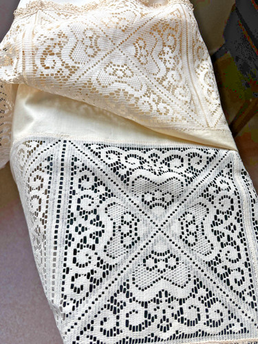 Vintage cream cotton - vintage,