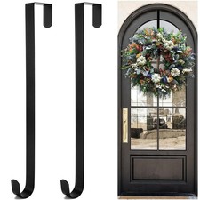1-5pc Floral Wreath Hanger Over The Door Wreath Metal Hook For Wreath Front Door