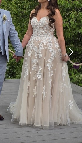 Mori lee wedding dress - dress, size