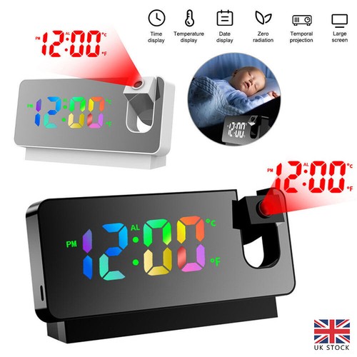 Digital led projection alarm - digital,