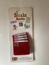 £1.99 Sizzix Sizzlits, Dies