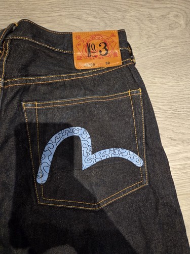Evisu selvedge jeans w32 - selvedge,