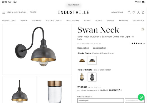 Industville swan neck - industville, outdoor