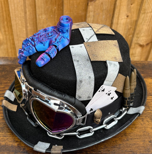 Unique steampunk top hat - steampunk,