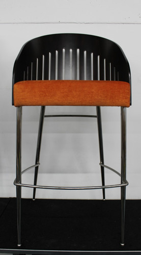 Orange vintage style bar - , chair