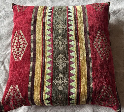 Red gold plush - gold, kilim