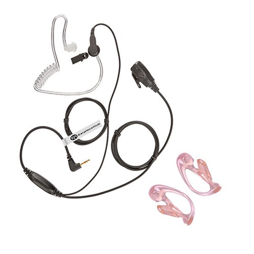 Covert acoustic earpiece with - earpiece,