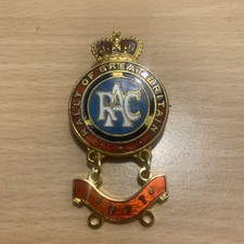 Vintage RAC Motor Rally Of Great Britain Participant Badge silver jubilee 1977