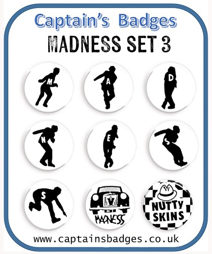 Set madness badges - set, of