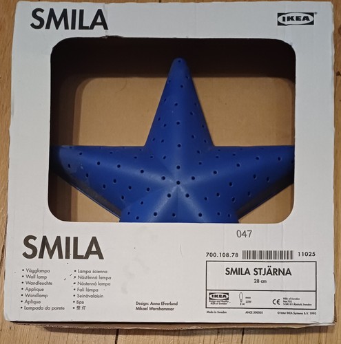 Bnib ikea smila stjarna blue - -,