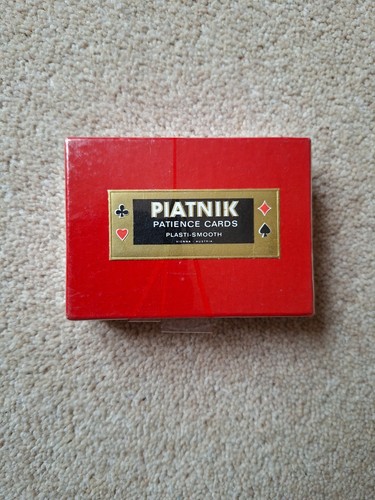 Vintage piatnik patience cards - piatnik,