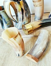 Scratch and Dent - Not So Perfect Handmade Real Horn Mugs/Cups, Viking Horns
