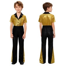 UK Boys Bell Bottom Pants Top