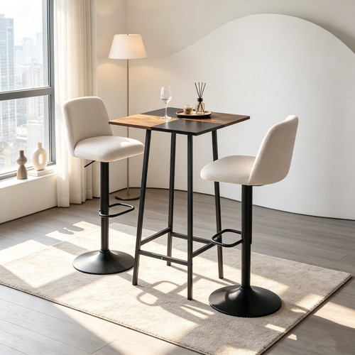 Industrial tall bar table - ,