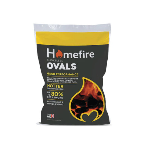 Smokeless oval coal fuel multi - coal,