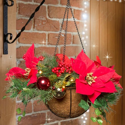 Lighted led christmas red - led,