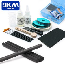 Fishing Rod Repair Kit with Glue 1mm~10mm*10cm Carbon Sticks Broken Fishing Pole