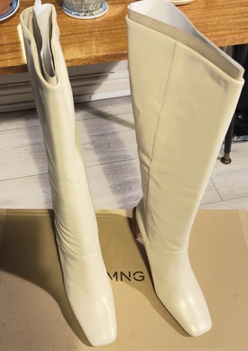 Mango leather high heel - mango,