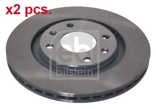 Pcs front brake disc - x2,