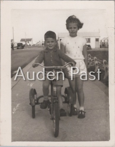 Children tricycle 1950s - children,
