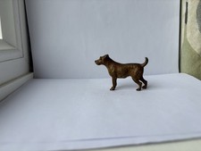 Antique Cold Painted Bronze Miniature Wire Terroir Dog Figure (Lot 17)