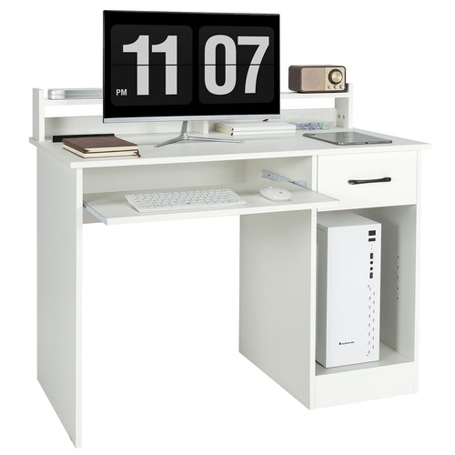 Shaped computer desk - computer, with