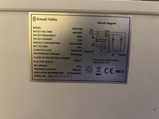 Russel Hobbs Freezer 146L