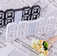 LED Night Wall Clock 3D