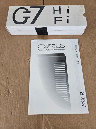 Cyrus psx user - r, instructions