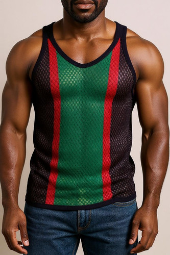 String vest africa - vest,