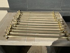 12 Vintage Brass Stair Rods