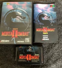 (FREE SHIPPING) Sega mega drive MORTAL KOMBAT II 2 Japan import game