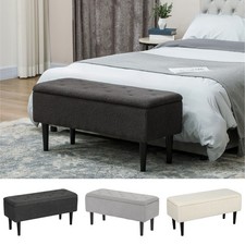 15" Modern Ottoman Storage Box