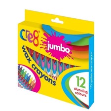 Jumbo Wax Crayons Children Kids Party Colouring Bright Colours 12 Pack Chunky