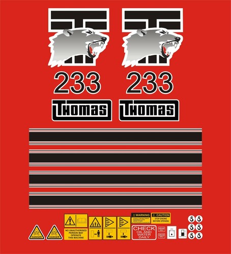 Thomas t233 skid - skid, steer