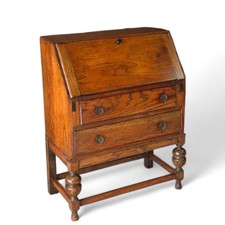 Vintage Jacobean Revival Oak