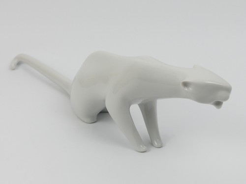 Royal dux white panther - white,