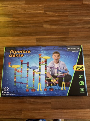 Marble run pipeline game - run,