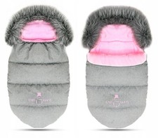 Baby Footmuff Fluffy Collar