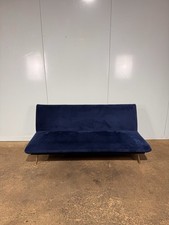 Blue Velvet Click Clack Sofa