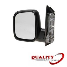 Door Wing Mirror Manual Black