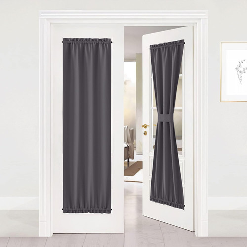 Door curtain panel grey - door, panel,