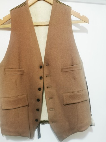 Vintage moleskin waistcoat - ,