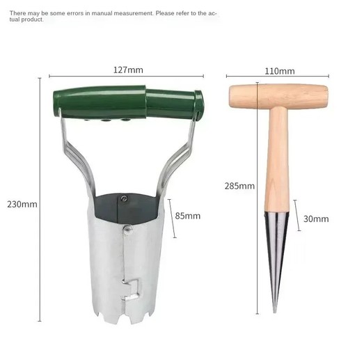 Hand bulb planter soil - hand,