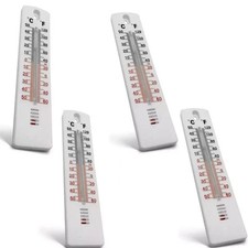 4 Wall Thermometer Indoor Outdoor Home Room Office Garden Greenhouse Use