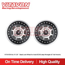Vitavon Alu V1 2.9″ Bead Lock Wheel For Axial SCX6 Jeep Wrangler/Honcho  4color